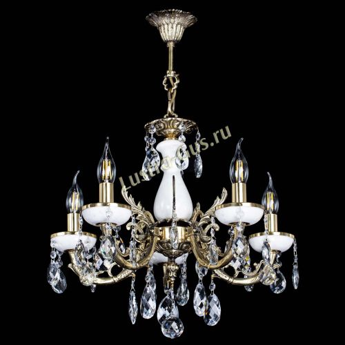 Люстра бронзовая Атланта из мрамора Баден №5/1 в Магнитогорске Гусь Хрустальный