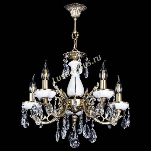 Люстра бронзовая Атланта из мрамора №5/1 Журавлик в Магнитогорске Гусь Хрустальный