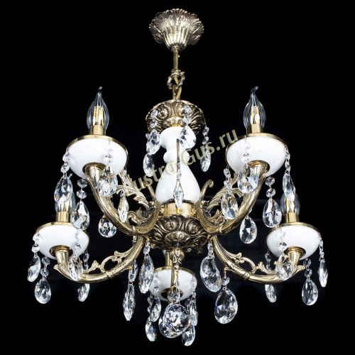 Люстра бронзовая Атланта из мрамора №5/1 Журавлик в Магнитогорске Гусь Хрустальный