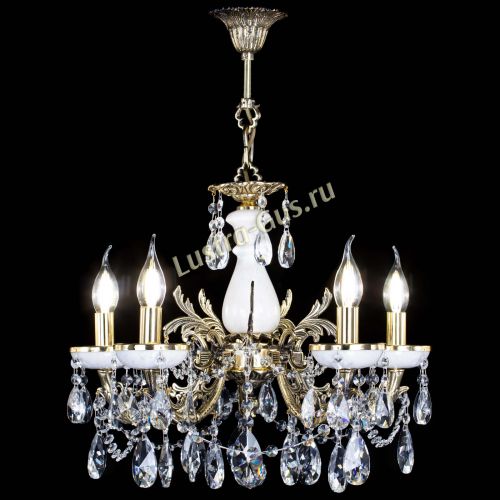 Люстра бронзовая Атланта из мрамора №5/3 Лучик в Магнитогорске Гусь Хрустальный