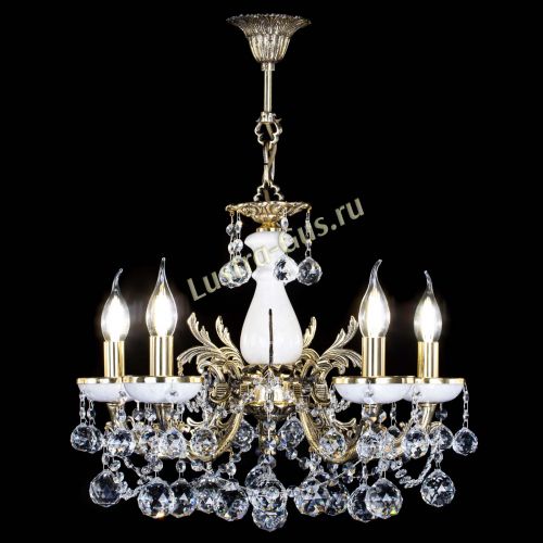 Люстра бронзовая Атланта из мрамора №5/3 Шар в Магнитогорске Гусь Хрустальный