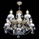 Люстра бронзовая Атланта из мрамора №5/3 Шар в Магнитогорске