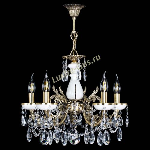 Люстра бронзовая Атланта из мрамора №5/3 Журавлик в Магнитогорске Гусь Хрустальный