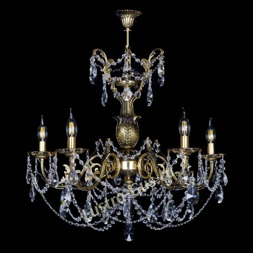 Люстра бронзовая Делия №5 лучик в Магнитогорске Гусь Хрустальный