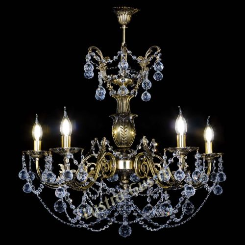 Люстра бронзовая Делия №5 шар в Магнитогорске Гусь Хрустальный