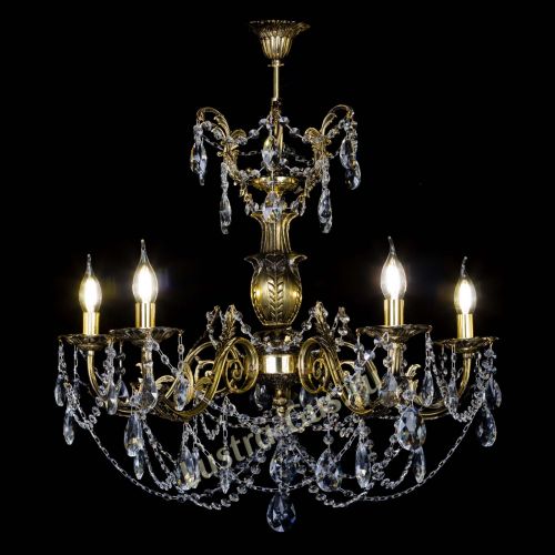 Люстра бронзовая Делия №5 журавлик в Магнитогорске Гусь Хрустальный