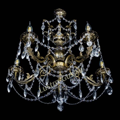 Люстра бронзовая Делия №5 журавлик в Магнитогорске Гусь Хрустальный