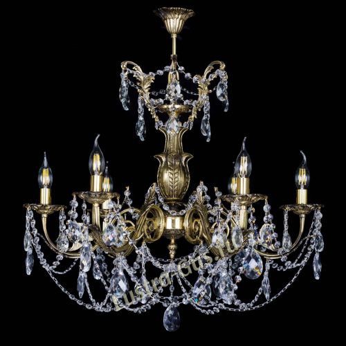 Люстра бронзовая Делия №6 баден в Магнитогорске Гусь Хрустальный