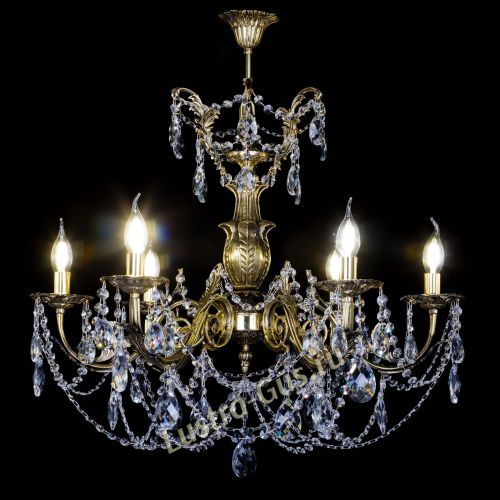 Люстра бронзовая Делия №6 баден в Магнитогорске Гусь Хрустальный