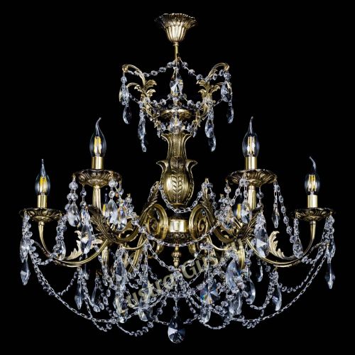 Люстра бронзовая Делия №6 лучик в Магнитогорске Гусь Хрустальный