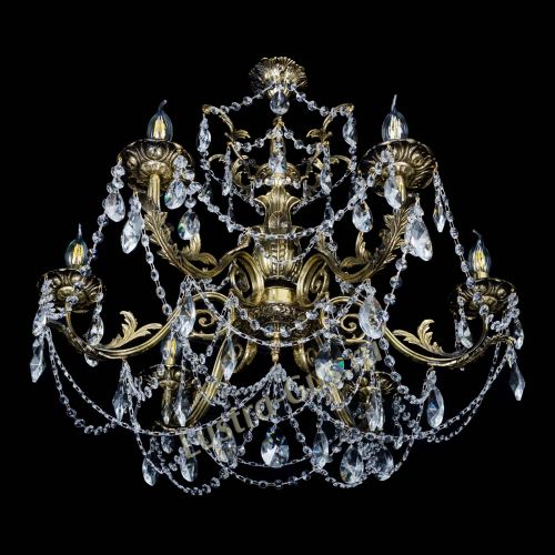 Люстра бронзовая Делия №6 лучик в Магнитогорске Гусь Хрустальный