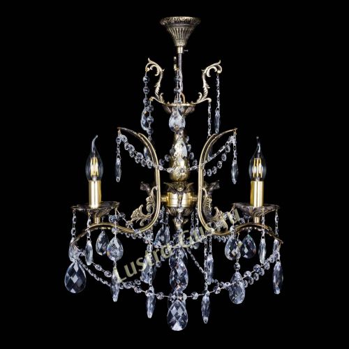 Бронзовая люстра Гелла №3 баден в Магнитогорске Гусь Хрустальный