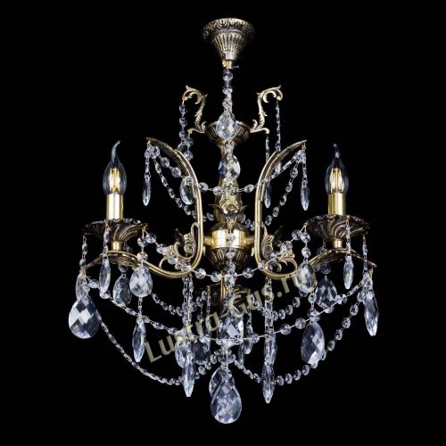 Бронзовая люстра Гелла №3 баден в Магнитогорске Гусь Хрустальный