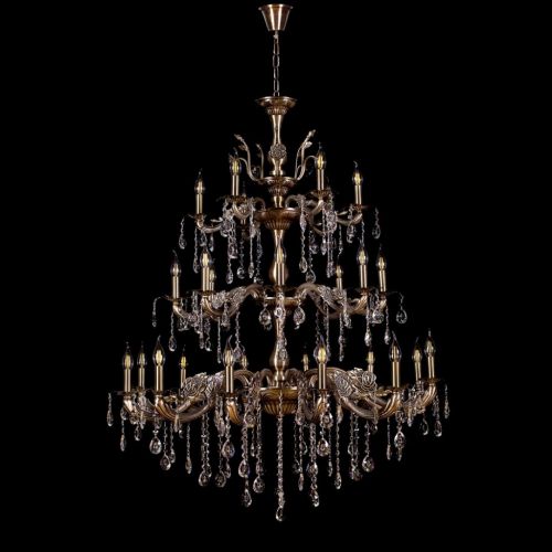 Люстра под бронзу Винтаж №1 1,1 м - Глаз Дракона под бронзу в Магнитогорске Гусь Хрустальный