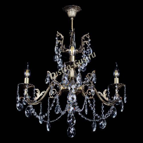 Люстра бронзовая Кассандра №3 баден в Магнитогорске Гусь Хрустальный