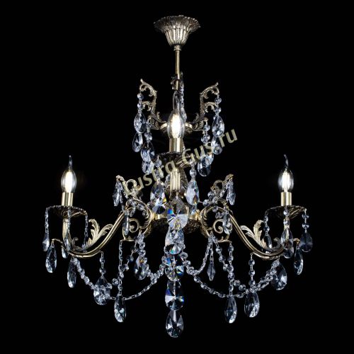 Люстра бронзовая Кассандра №3 лучик в Магнитогорске Гусь Хрустальный