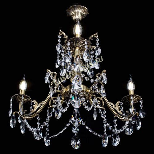 Люстра бронзовая Кассандра №3 лучик в Магнитогорске Гусь Хрустальный