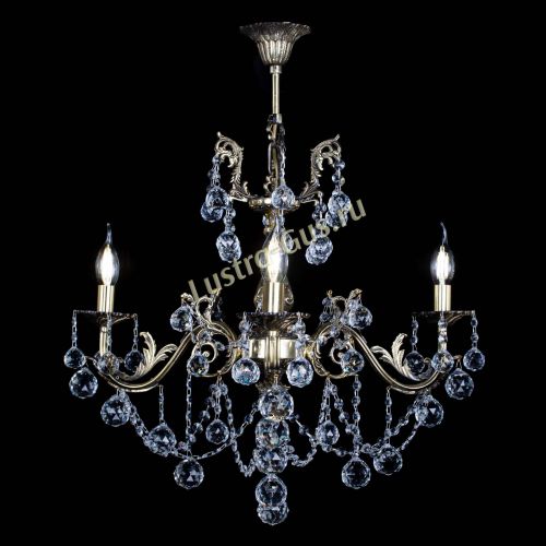 Люстра бронзовая Кассандра №3 шар в Магнитогорске Гусь Хрустальный