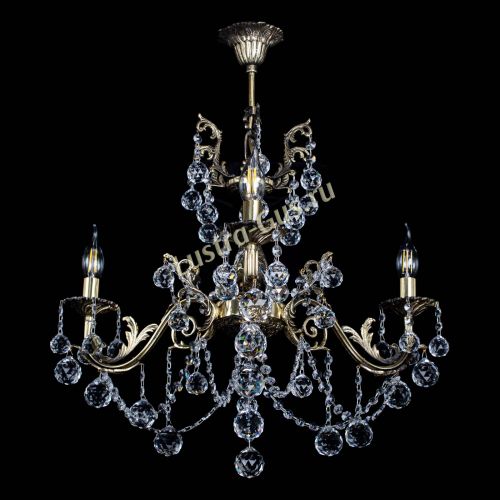 Люстра бронзовая Кассандра №3 шар в Магнитогорске Гусь Хрустальный