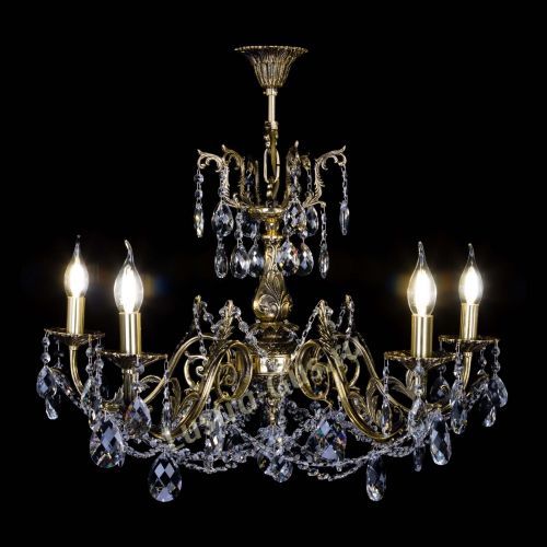 Бронзовая люстра Кассандра №5 баден в Магнитогорске Гусь Хрустальный