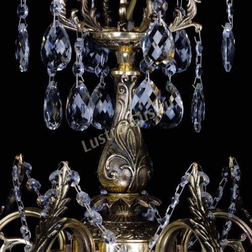 Бронзовая люстра Кассандра №5 баден в Магнитогорске Гусь Хрустальный