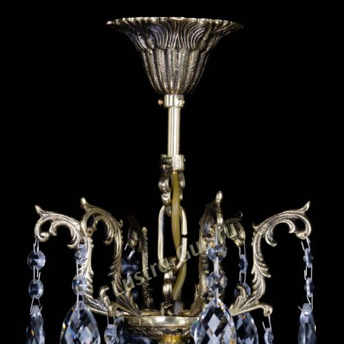 Бронзовая люстра Кассандра №5 баден в Магнитогорске Гусь Хрустальный