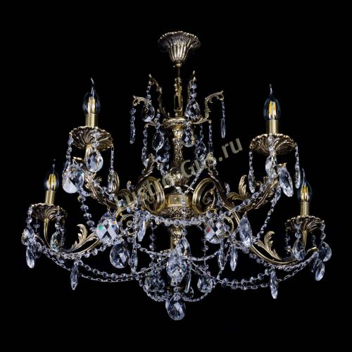 Бронзовая люстра Кассандра №5 баден в Магнитогорске Гусь Хрустальный
