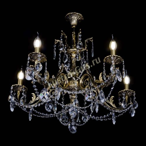 Бронзовая люстра Кассандра №5 баден в Магнитогорске Гусь Хрустальный