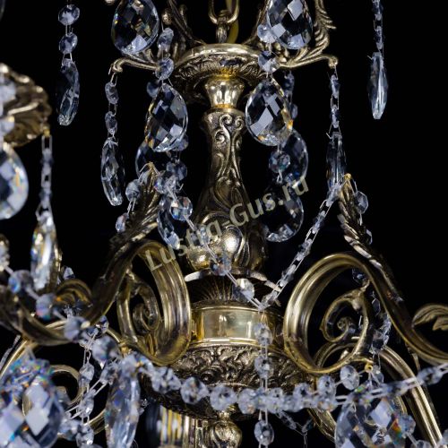 Бронзовая люстра Кассандра №5 баден в Магнитогорске Гусь Хрустальный