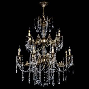  Люстра бронзовая Кассандра Алфея №12 баден