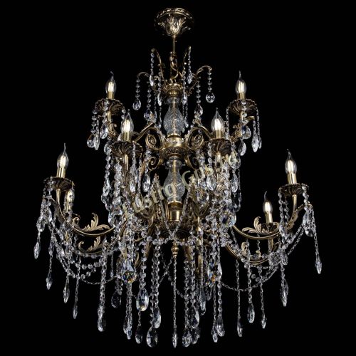 Люстра бронзовая Кассандра Алфея №12 журавлик в Магнитогорске Гусь Хрустальный