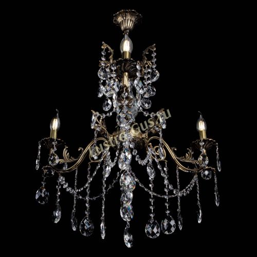 Люстра бронзовая Кассандра Алфея №3/1 баден в Магнитогорске Гусь Хрустальный