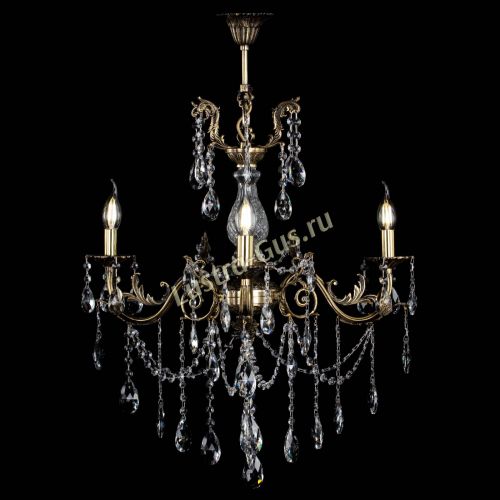 Люстра бронзовая Кассандра Алфея №3/1 журавлик в Магнитогорске Гусь Хрустальный