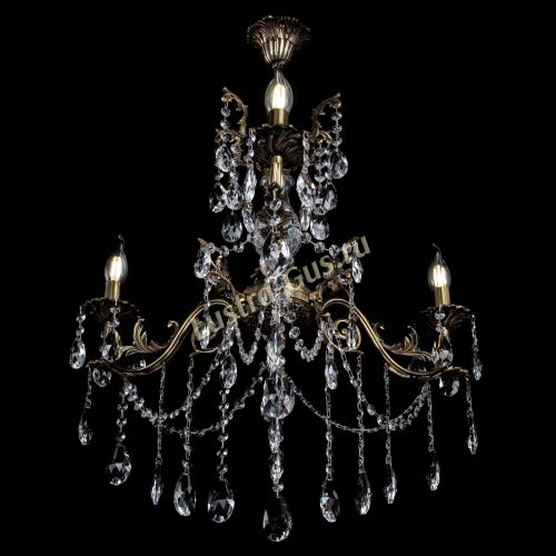 Люстра бронзовая Кассандра Алфея №3/1 журавлик в Магнитогорске Гусь Хрустальный