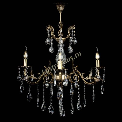 Люстра бронзовая Кассандра Алфея №3/2 баден в Магнитогорске Гусь Хрустальный
