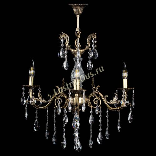 Люстра бронзовая Кассандра Алфея №3/2 журавлик в Магнитогорске Гусь Хрустальный