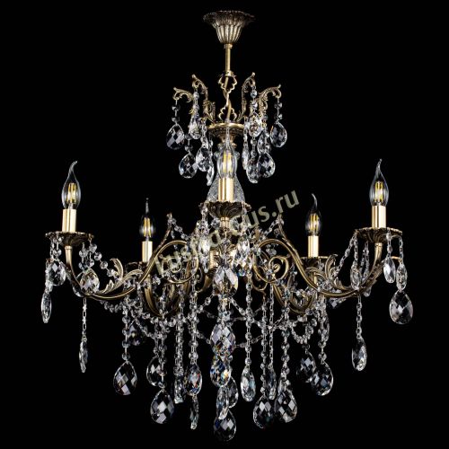 Люстра бронзовая Кассандра Алфея №5/1 баден в Магнитогорске Гусь Хрустальный