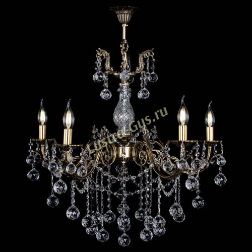 Люстра бронзовая Кассандра Алфея №5/1 шар в Магнитогорске Гусь Хрустальный