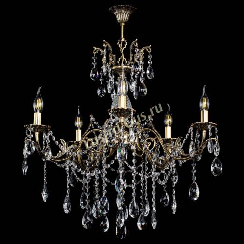 Люстра бронзовая Кассандра Алфея №5/1 журавлик в Магнитогорске Гусь Хрустальный