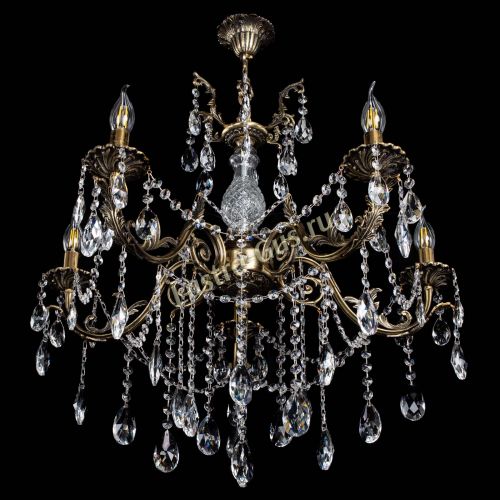 Люстра бронзовая Кассандра Алфея №5/1 журавлик в Магнитогорске Гусь Хрустальный