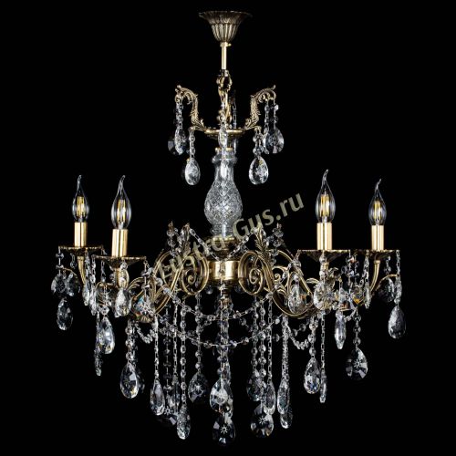 Люстра бронзовая Кассандра Алфея №5/1 звездочка в Магнитогорске Гусь Хрустальный