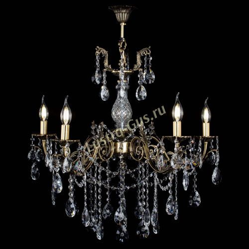 Люстра бронзовая Кассандра Алфея №5/1 звездочка в Магнитогорске Гусь Хрустальный