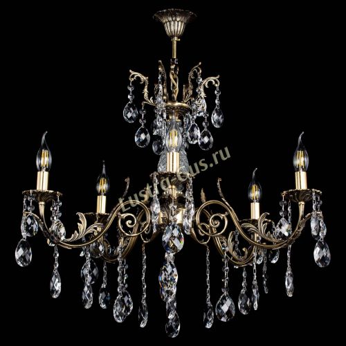 Люстра бронзовая Кассандра Алфея №5/2 баден в Магнитогорске Гусь Хрустальный