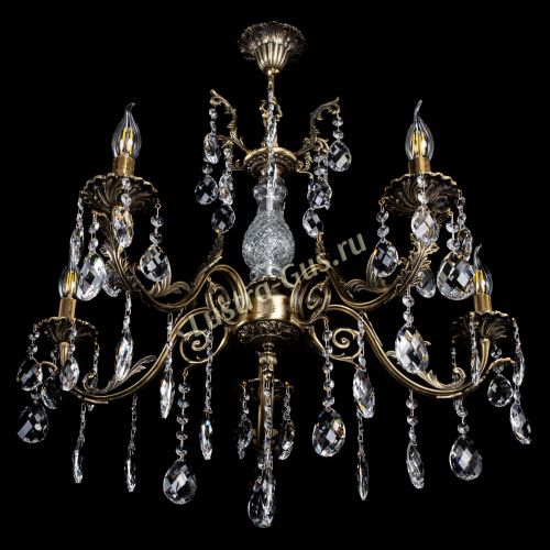Люстра бронзовая Кассандра Алфея №5/2 баден в Магнитогорске Гусь Хрустальный