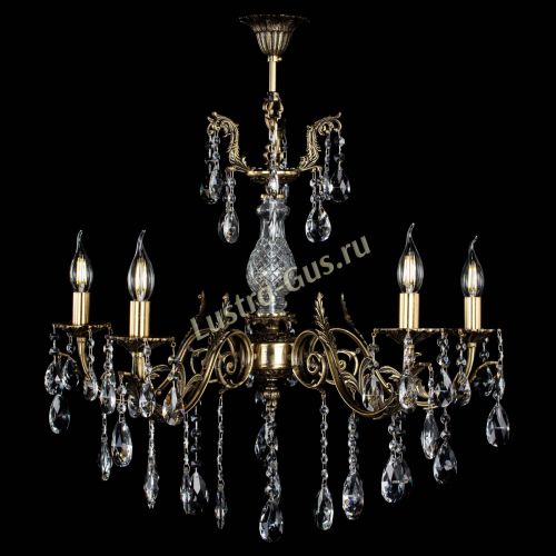 Люстра бронзовая Кассандра Алфея №5/2 журавлик в Магнитогорске Гусь Хрустальный