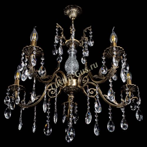 Люстра бронзовая Кассандра Алфея №5/2 журавлик в Магнитогорске Гусь Хрустальный