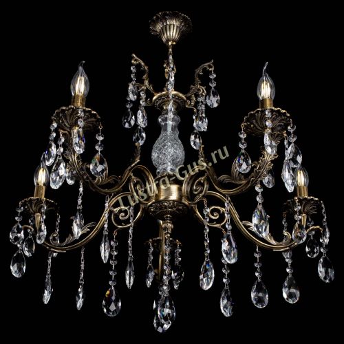 Люстра бронзовая Кассандра Алфея №5/2 журавлик в Магнитогорске Гусь Хрустальный