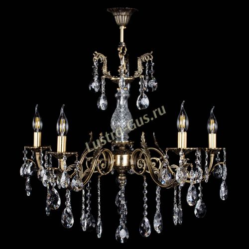 Люстра бронзовая Кассандра Алфея №5/2 звездочка в Магнитогорске Гусь Хрустальный