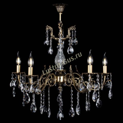 Люстра бронзовая Кассандра Алфея №5/2 звездочка в Магнитогорске Гусь Хрустальный