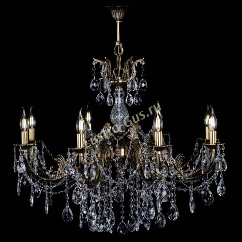 Люстра бронзовая Кассандра Алфея №8/1 баден в Магнитогорске Гусь Хрустальный